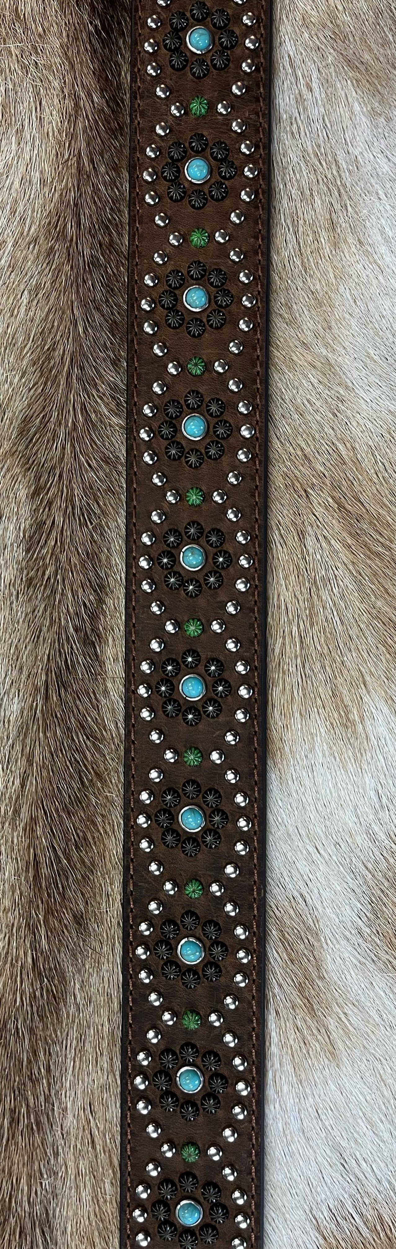 Brown Studded | Nocona Womens - Korvel