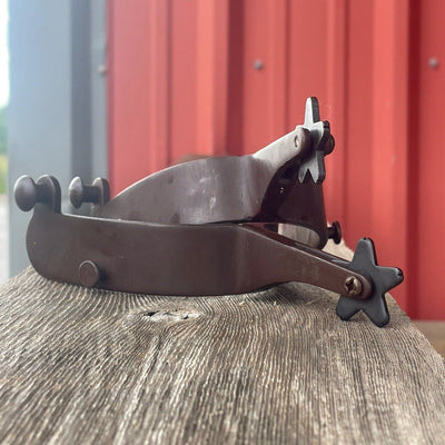 Premium Offset Bareback Spurs for Rodeo Excellence - Korvel