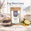Sirena de niebla de té gris