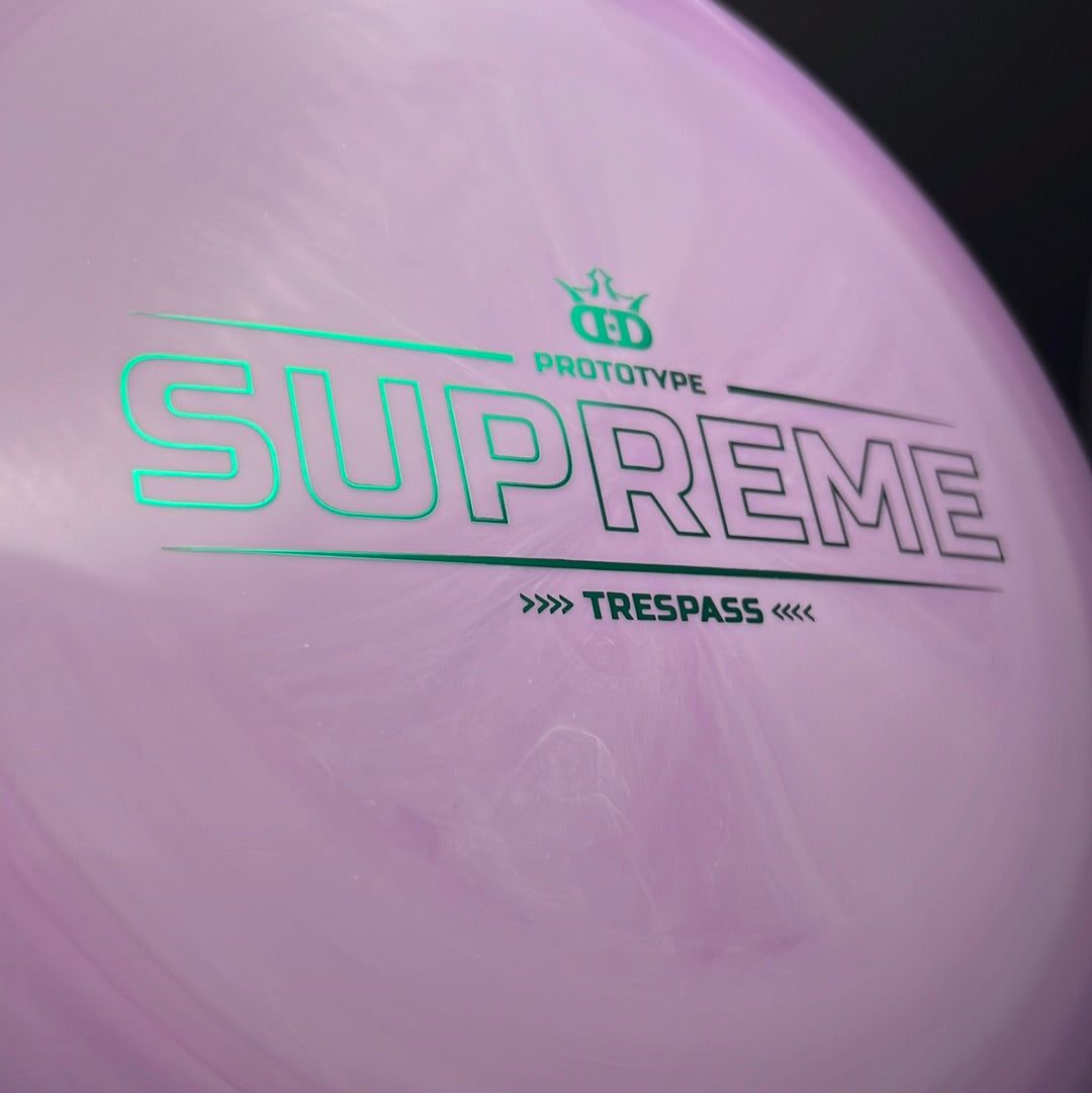 Supreme Trespass - Prototype Disc Golf Driver