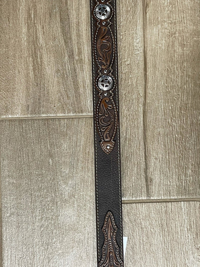 Ariat Men's Silver Star Embellished Belt - Korvel
