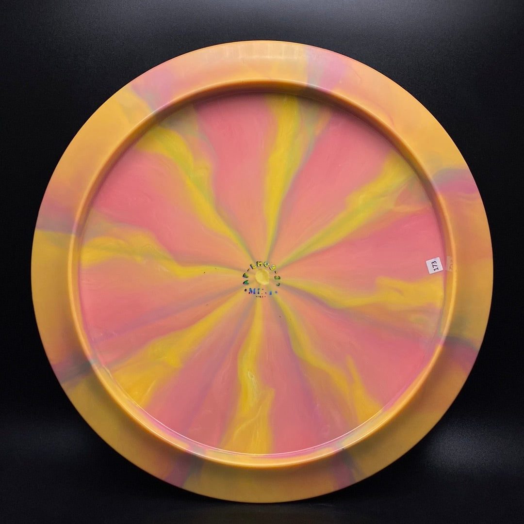 Swirly Apex Longhorn - Custom RAD Skull Stamp Disc