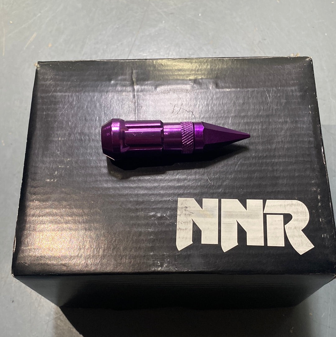 Tuercas de Púas de Acero Moradas NNR