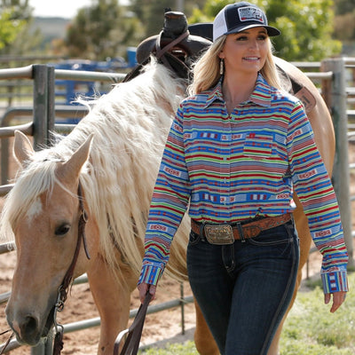 Sonic Aztec Flex Women's Shirt | Cinch Collection - Korvel