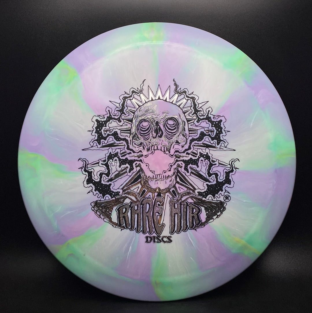 Swirly Apex Longhorn - Custom RAD Skull Stamp Disc