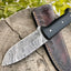 Premium Handmade Damascus Steel Outdoor Knife - Korvel
