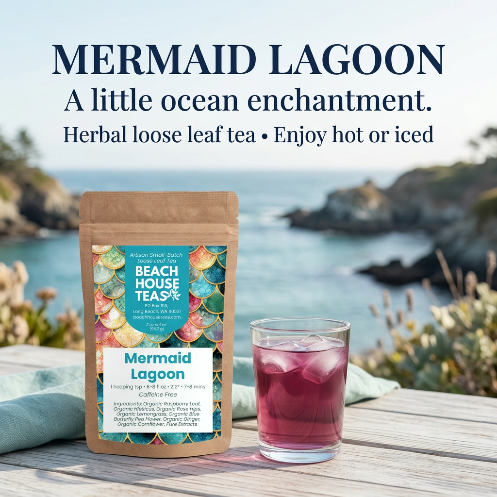 Mermaid Lagoon Tea - Enchanting Herbal Blend