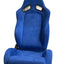 Asientos de Carreras Reclinables SPDZ1 Blast de Suede Azul