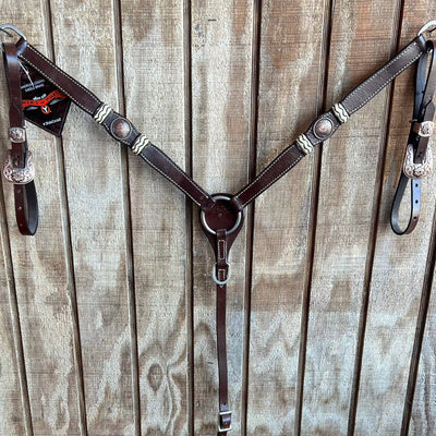 Premium Rawhide Breastcollar by Circle Y - Korvel