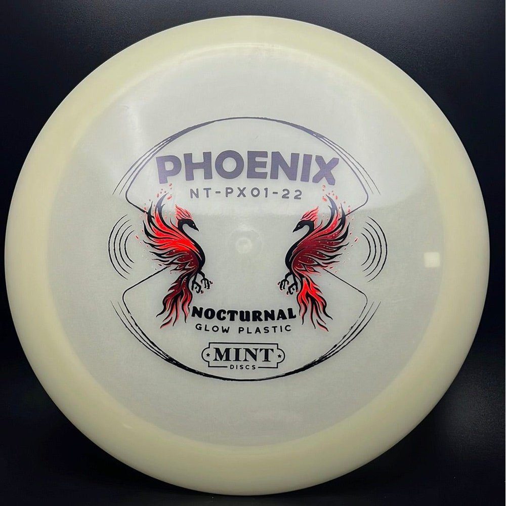 Nocturnal Phoenix - First Run Glow Disc Golf Driver