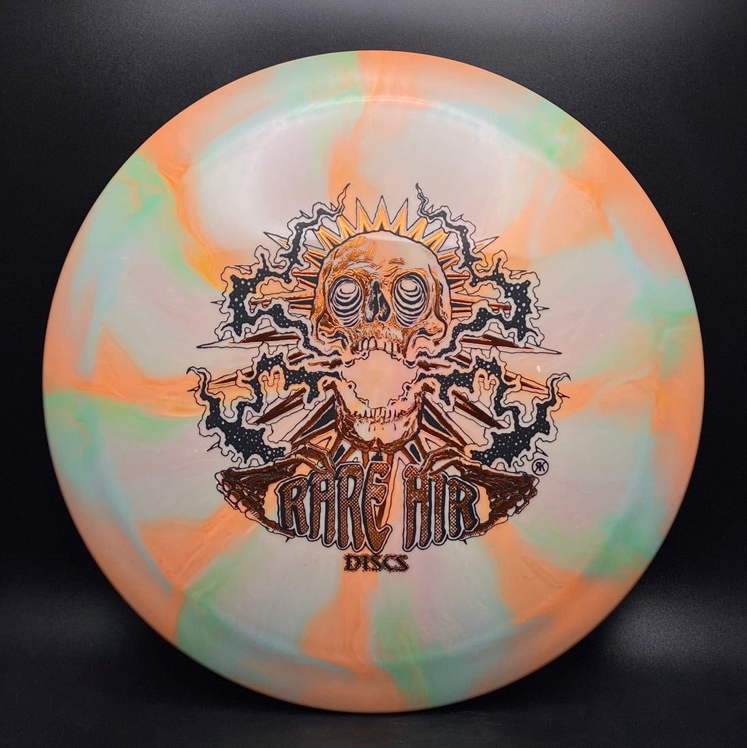 Swirly Apex Longhorn - Custom RAD Skull Stamp Disc