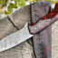 Premium Damascus Steel Skinning Knife with Resin Handle - Korvel