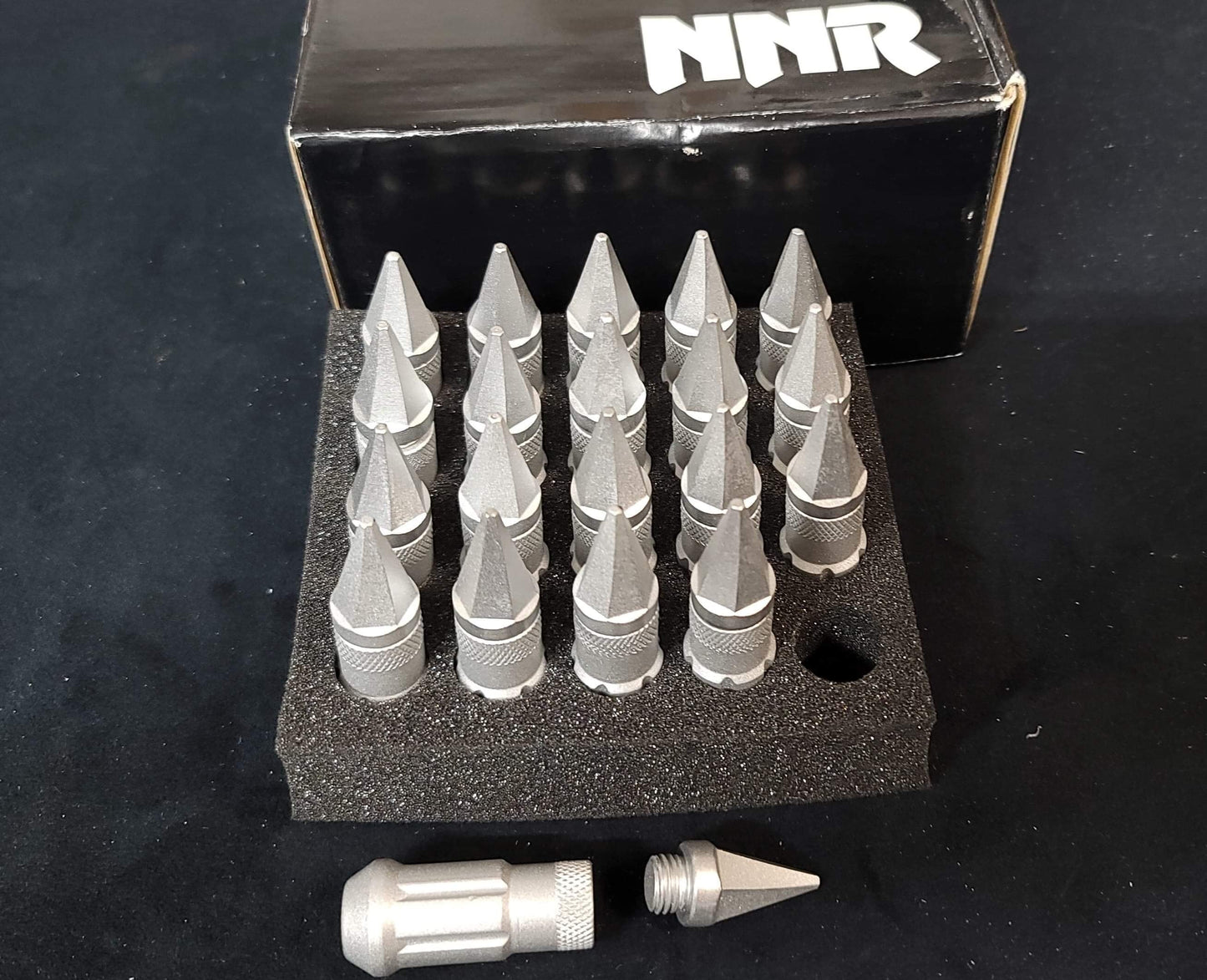 NNR Steel Extended Spline Wheel Lug Nuts with Spike - 20pcs