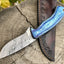 Premium Damascus Steel Deer Skinning Knife for Hunters - Korvel