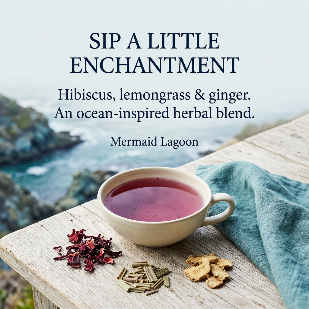 Mermaid Lagoon Tea - Enchanting Herbal Blend