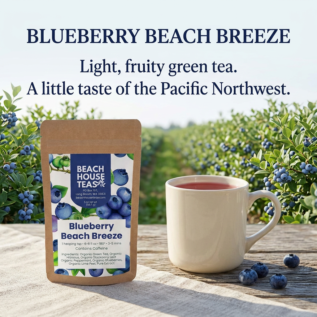 Blueberry Beach Breeze Loose Leaf Tea