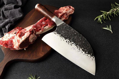 Premium Handcrafted 1095 Steel Cleaver Knife - Korvel