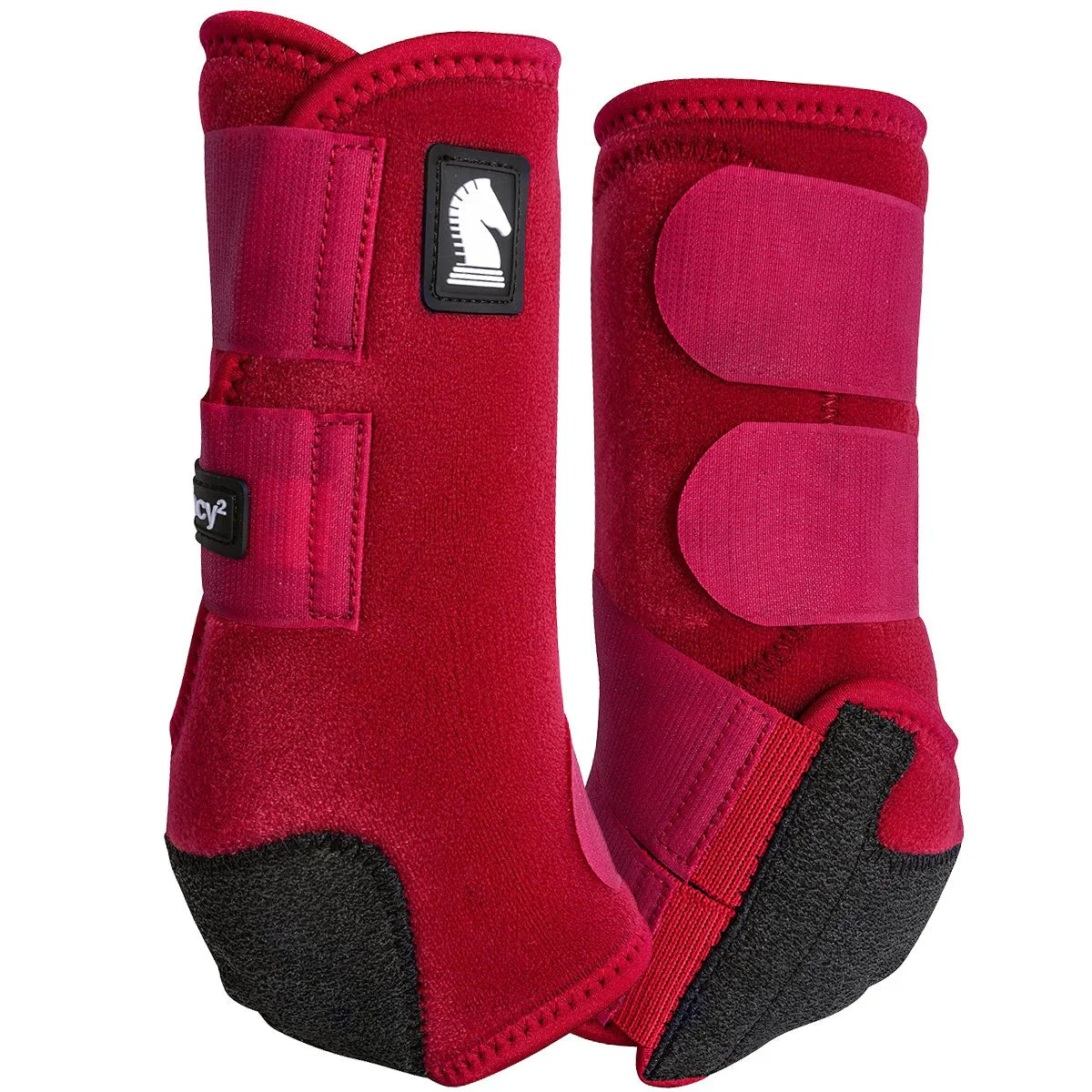 Legacy2 Crimson Front Horse Boots for Ultimate Protection - Korvel