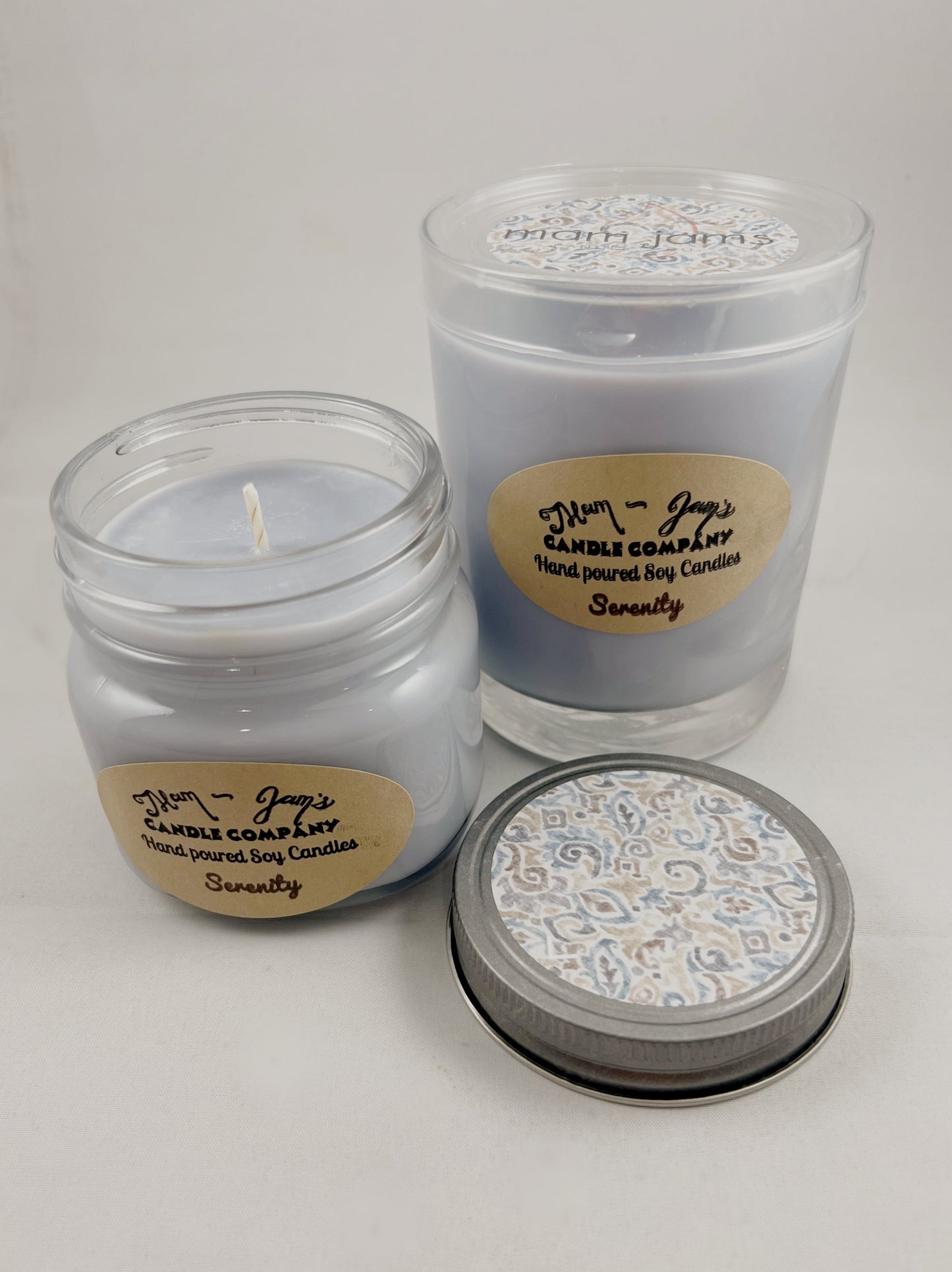 Serenity Soy Candle – Calm & Relaxing Scent | Mam Jam’s - Korvel
