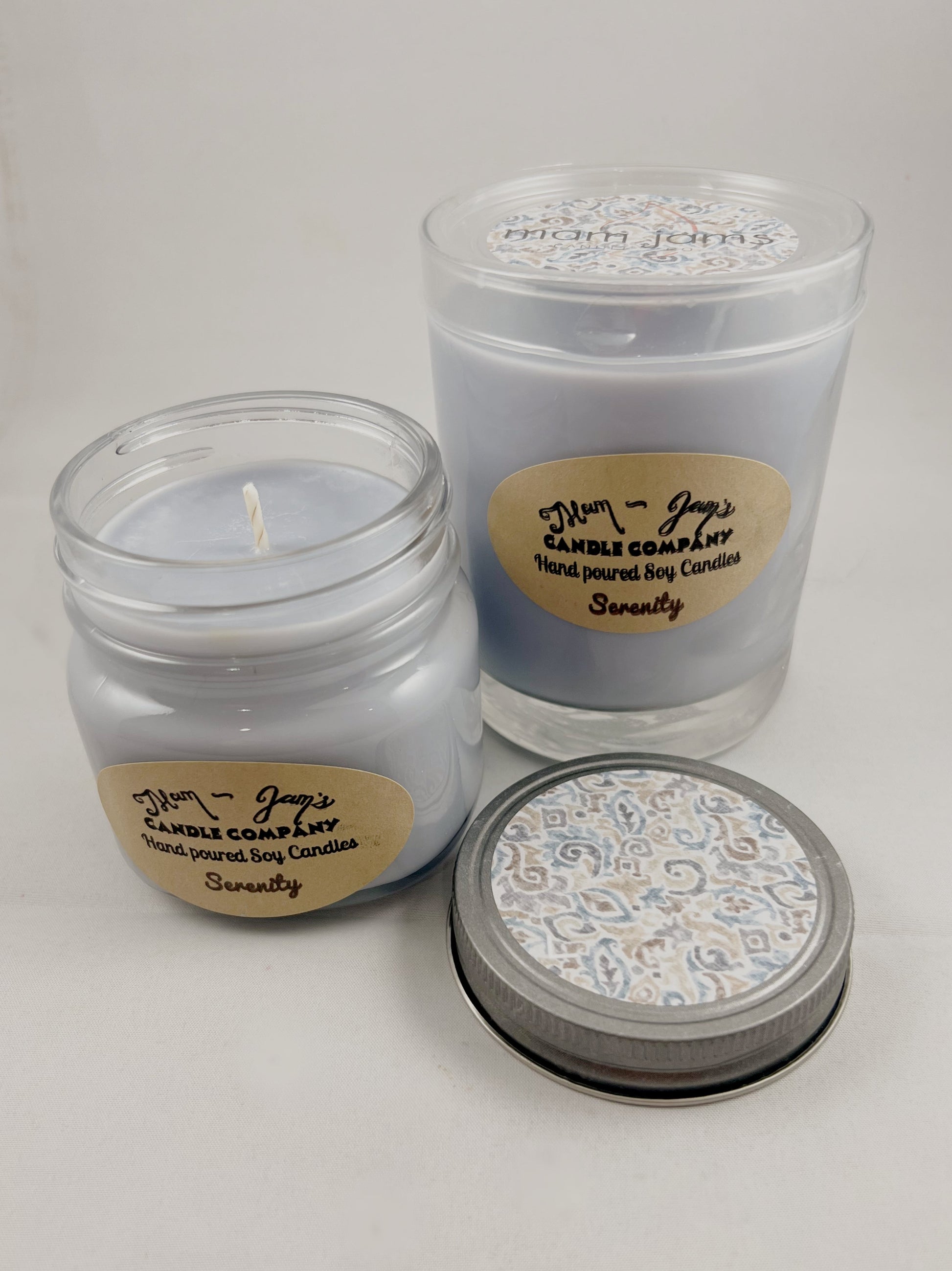 Serenity Soy Candle – Calm & Relaxing Scent | Mam Jam’s - Korvel