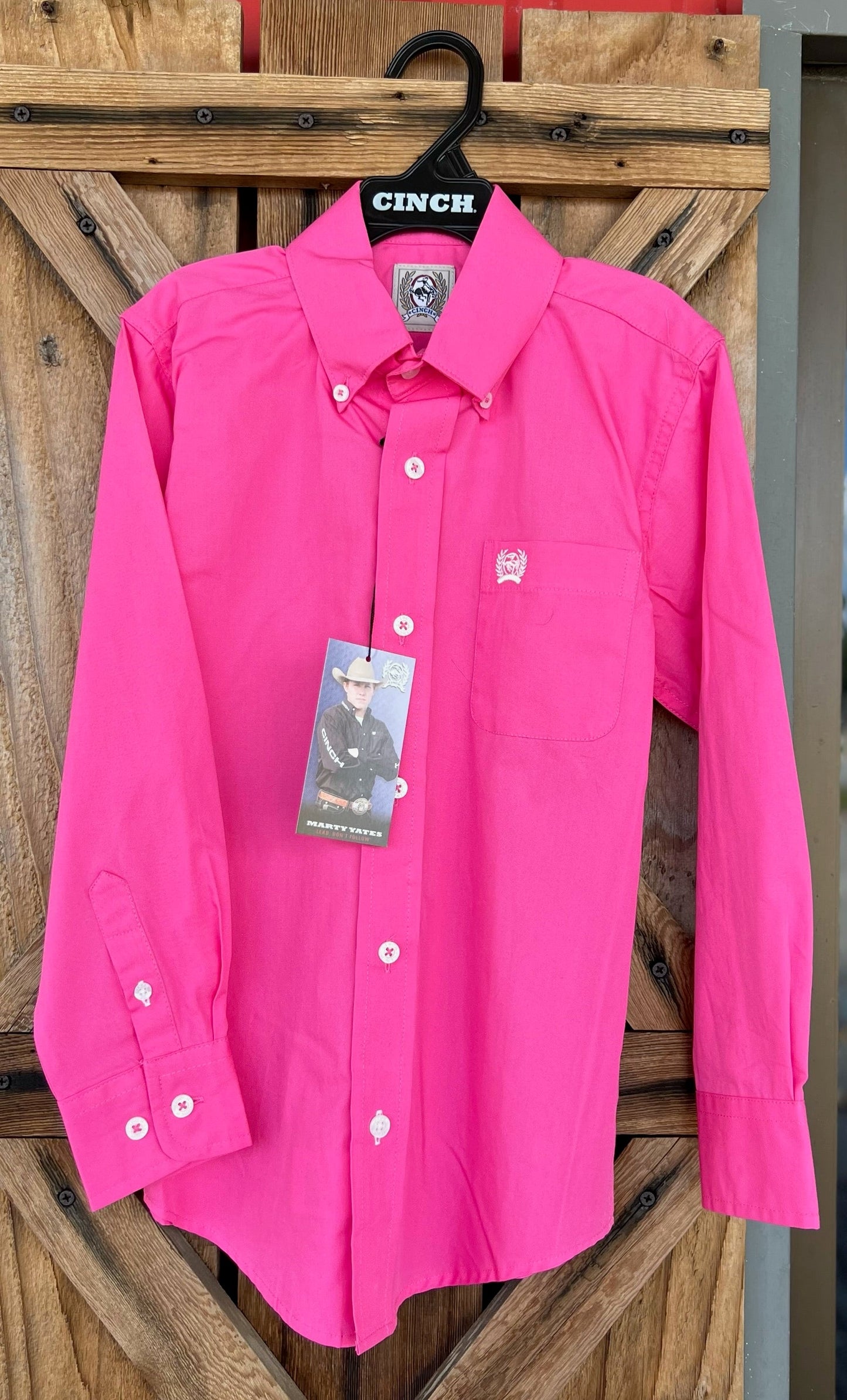 Vibrant Pink Cinch Shirt for Boys - Perfect for Young Cowboys - Korvel