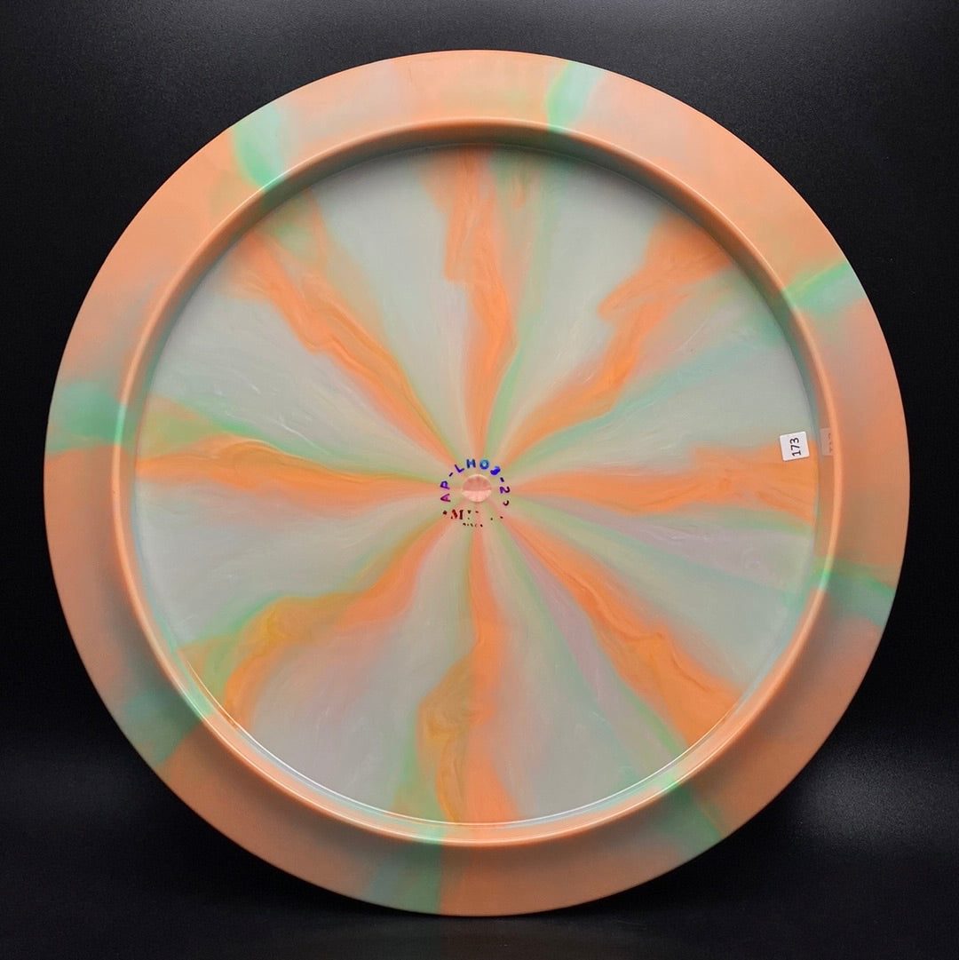 Swirly Apex Longhorn - Custom RAD Skull Stamp Disc