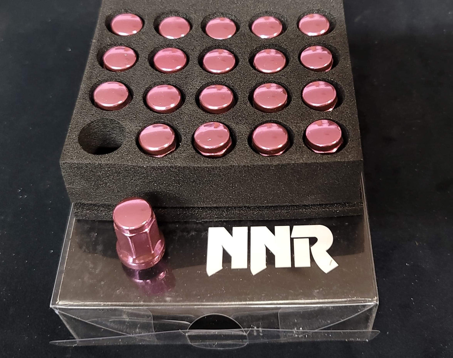 Tuercas y Bloques de Rueda de Acero NNR Tipo M - Juego de 20 Piezas