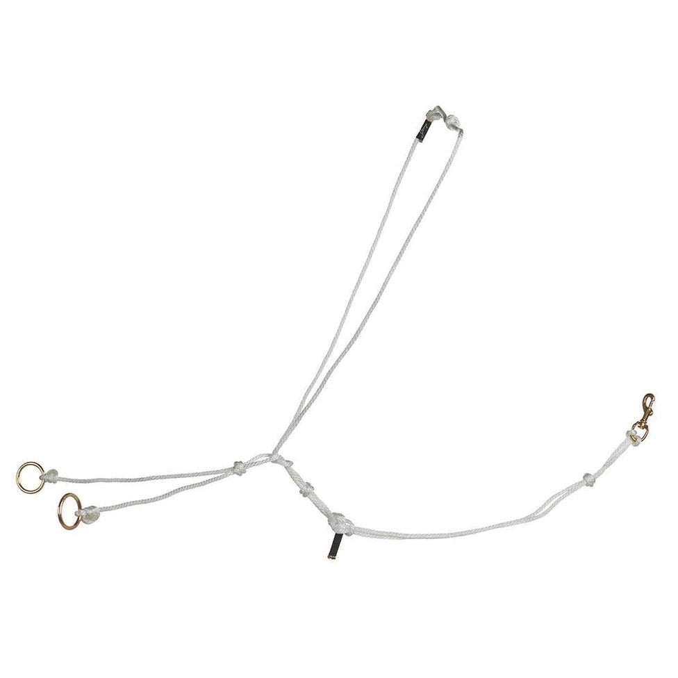 Premium Leather-Trimmed Rope Martingale for Effective Training - Korvel