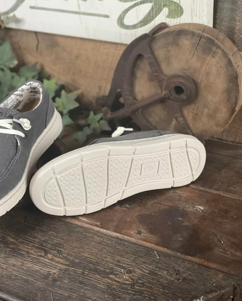 Ariat Women's Charcoal Hilo Canvas Shoes - Korvel