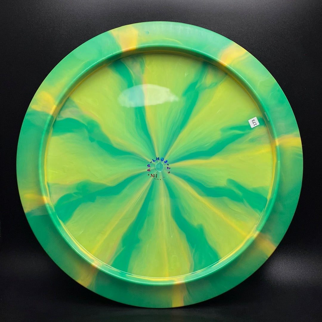 Swirly Apex Longhorn - Custom RAD Skull Stamp Disc