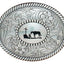 Boucle de prière cowboy en argent élégant