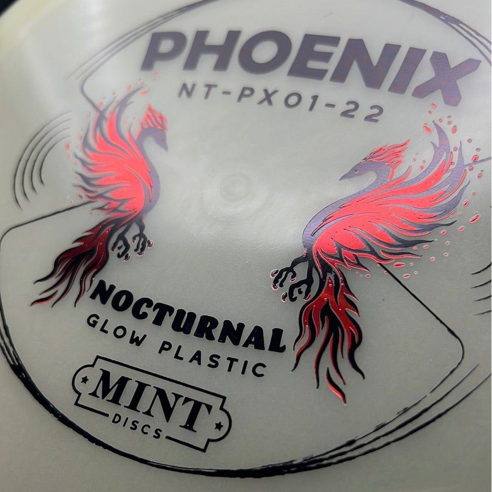 Nocturnal Phoenix - First Run Glow Disc Golf Driver