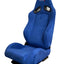 Asientos de Carreras Reclinables SPDZ1 Blast de Suede Azul