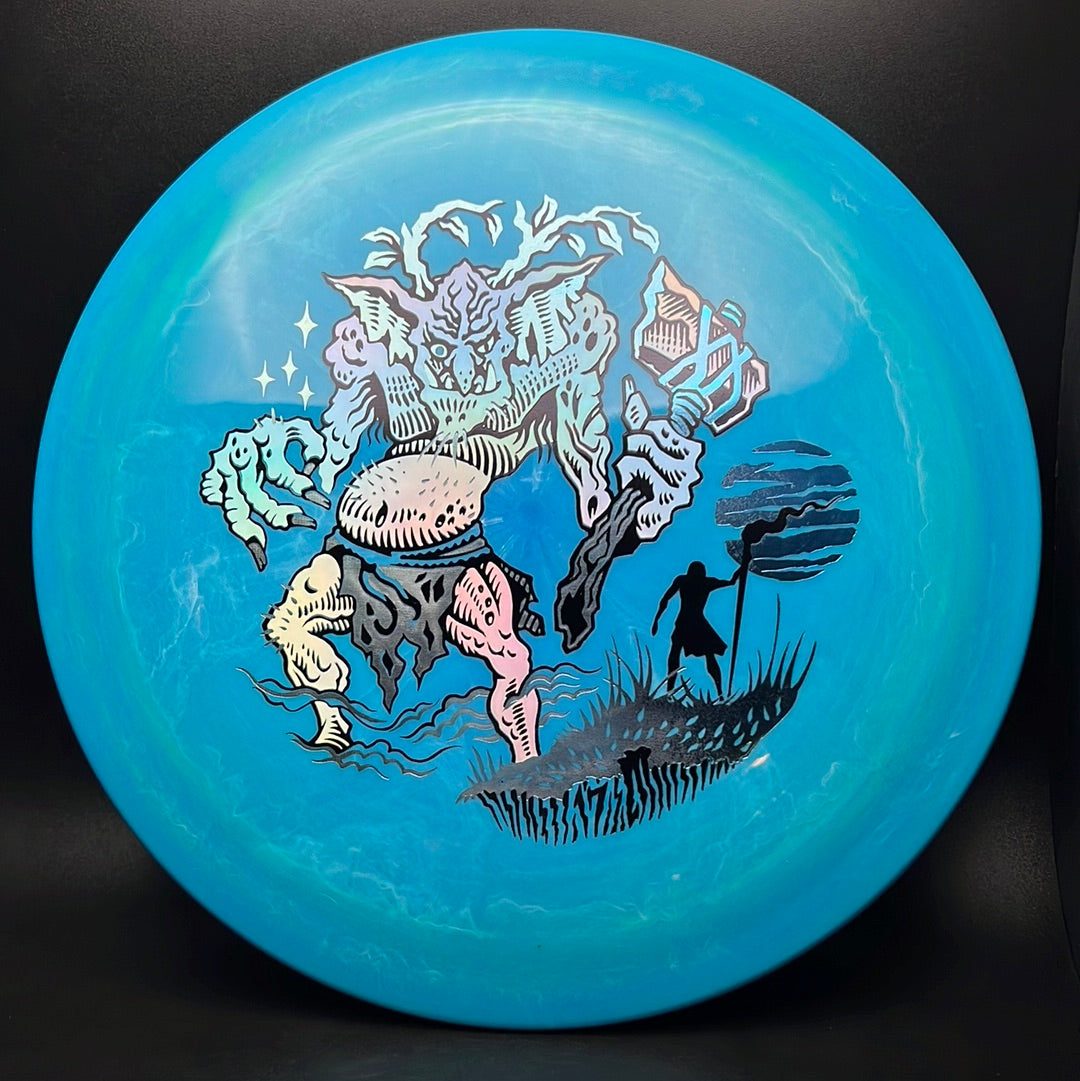 Swirly Aura Animus - Limited Goliath Triple Foil Stamp