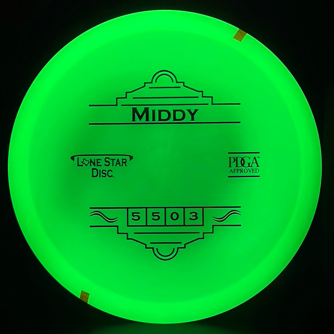 Glow The Middy Disc Golf Disc