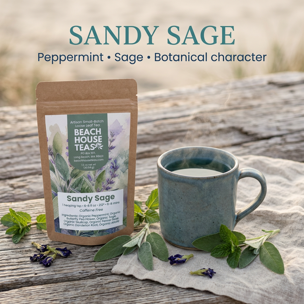 Sandy Sage - Premium Loose-Leaf Tea Blend