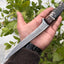 Premium Damascus Steel Fillet-Boning Knife with Elegant Rosewood and Horn Handle - 13-Inch - Korvel
