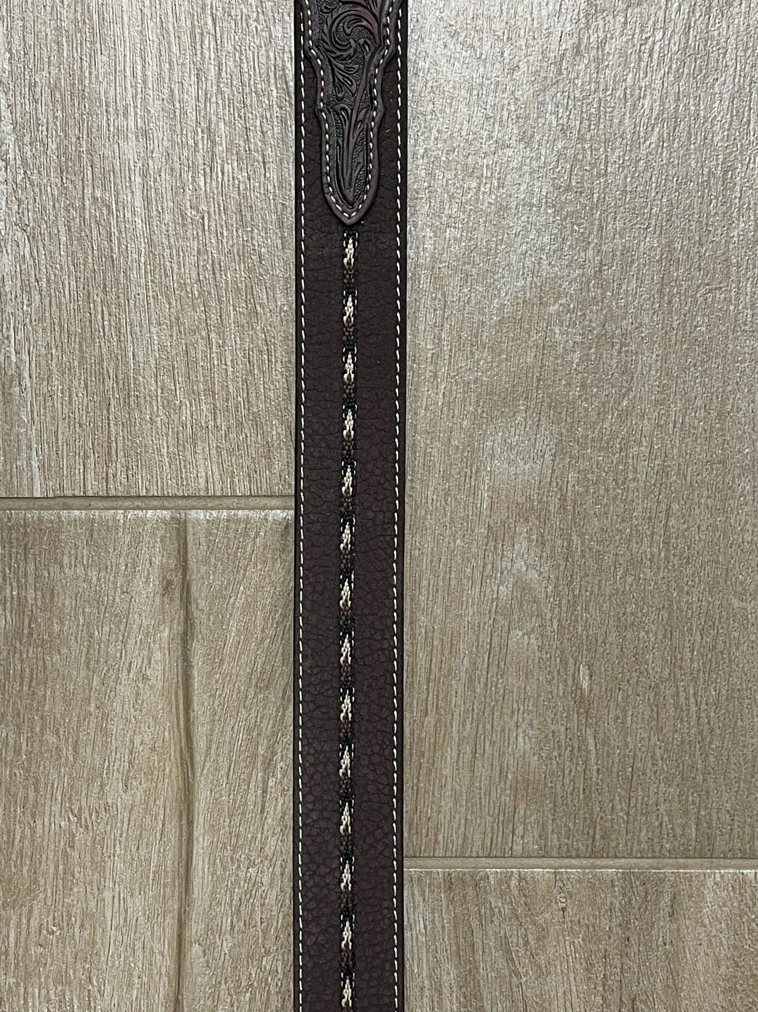 Ariat Men's Braided Brown Leather Belt - Korvel