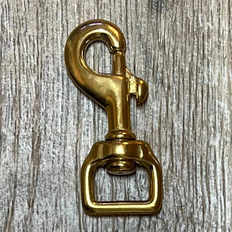 3/4" Brass Flat Swivel Snap - Korvel