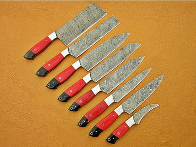 Exquisite Damascus Steel Culinary Knife Collection - Korvel