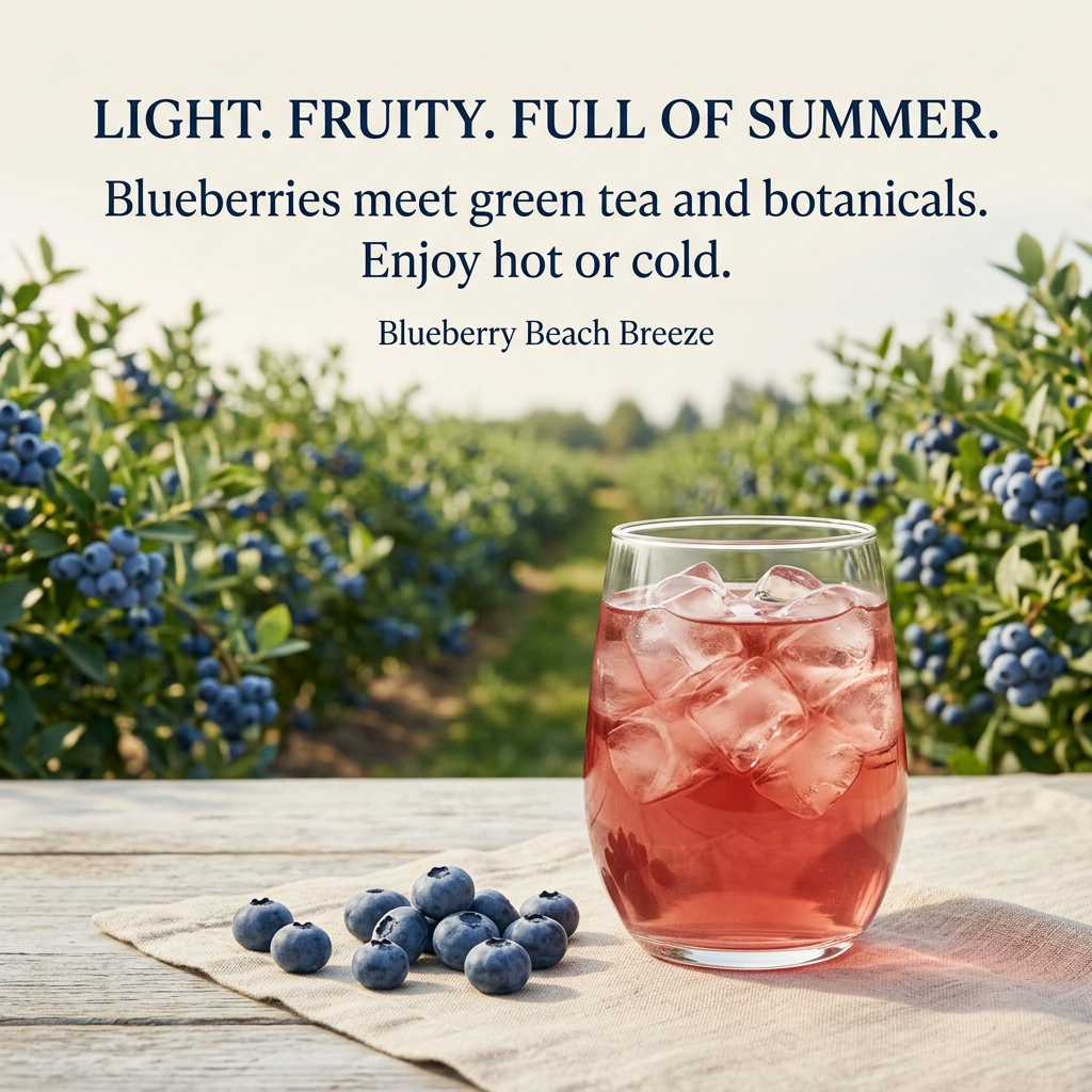 Blueberry Beach Breeze Loose Leaf Tea