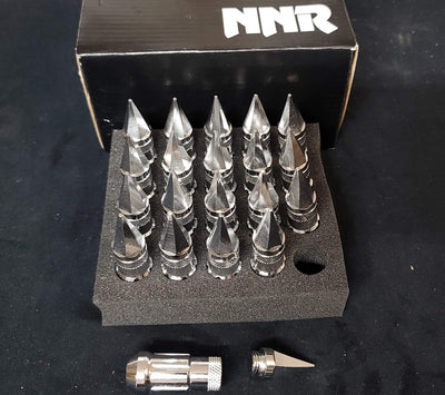 NNR Steel Extended Spline Wheel Lug Nuts with Spike - 20pcs
