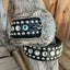 Sparkling Black Rhinestone Kids Belt | Stylish 3D Design - Korvel