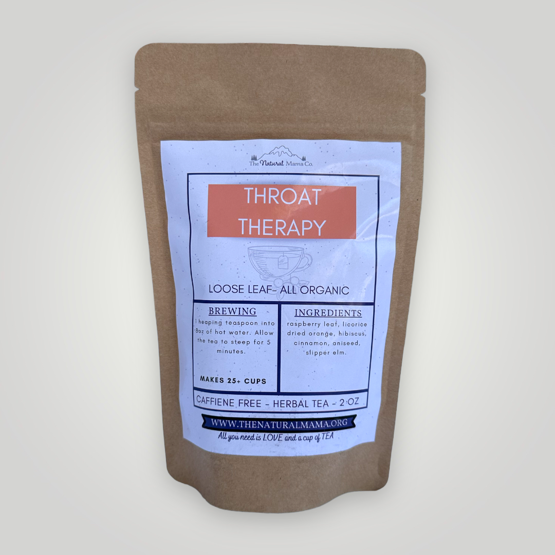 Gentle Throat Relief Herbal Tea – Caffeine-Free Comfort - Korvel