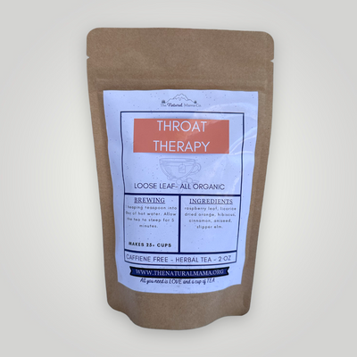 Gentle Throat Relief Herbal Tea – Caffeine-Free Comfort - Korvel
