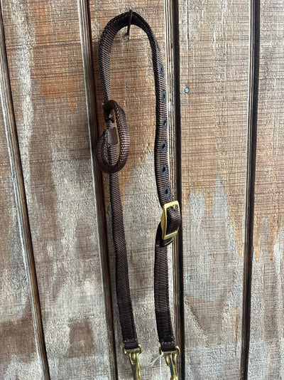 Durable Nylon One-Ear Headstall with Snaps | L&W - Korvel