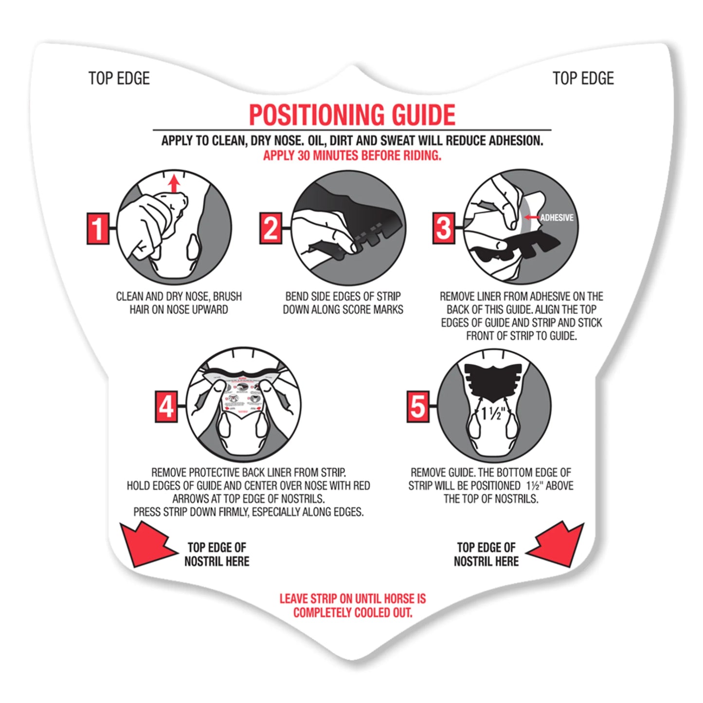 Cow Print Performance Nasal Strips for Horses - Korvel