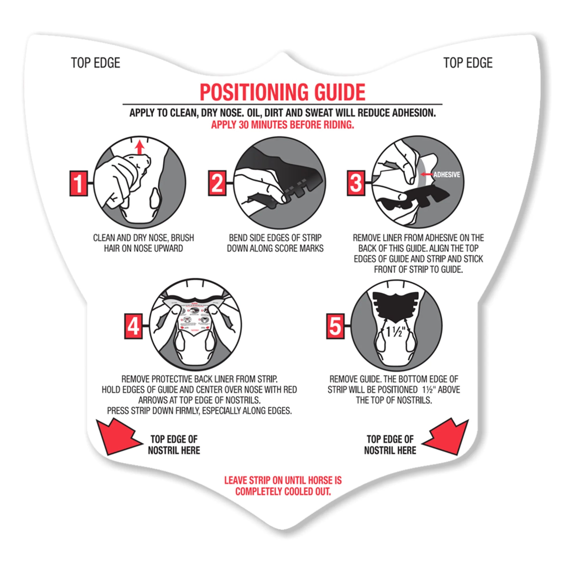 Cow Print Performance Nasal Strips for Horses - Korvel