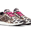 Ariat Women's Cow Print Sneakers with Vibrant Pink Laces - Korvel