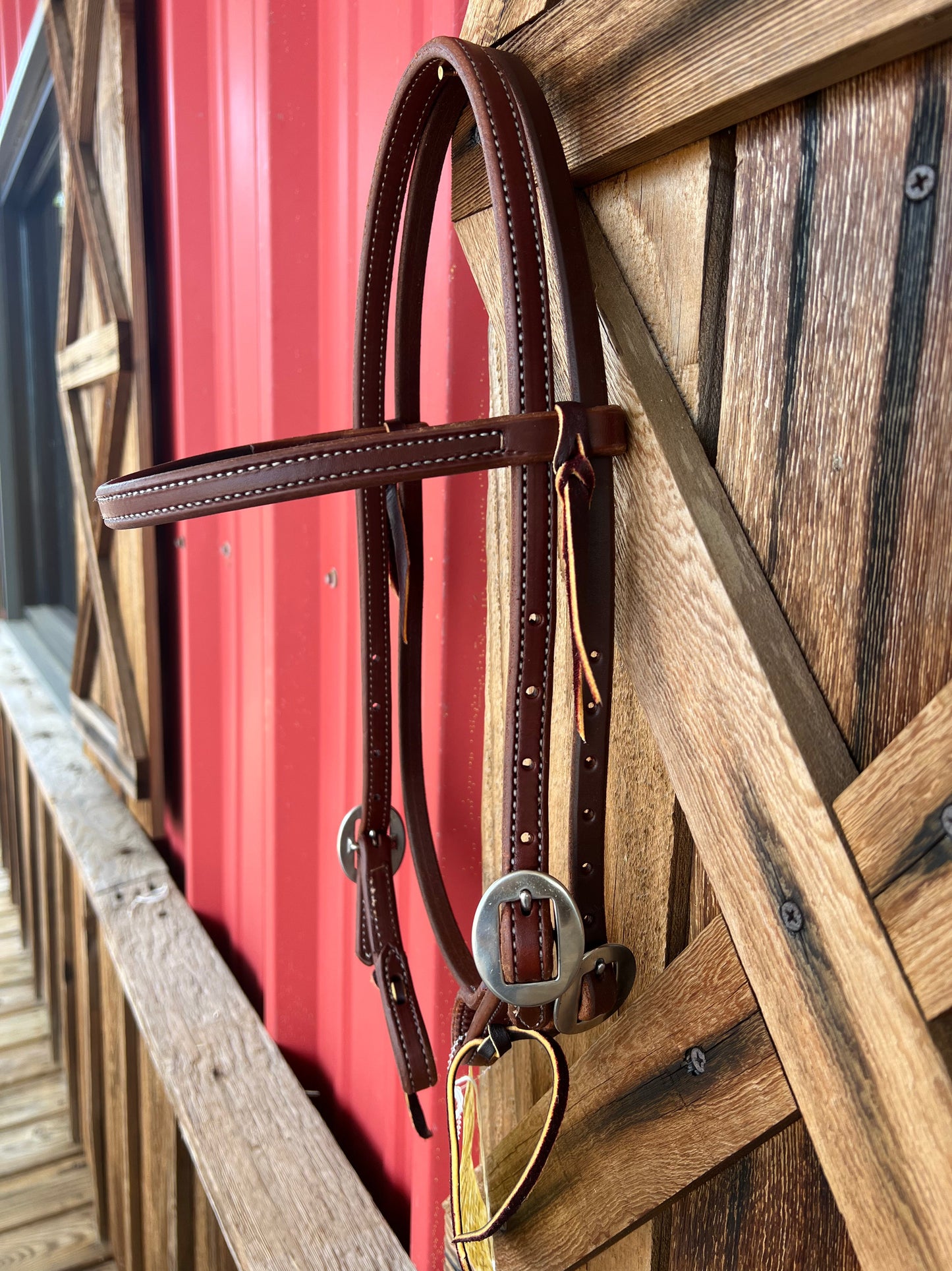 Premium Double-Stitched Browband Headstall for Equestrians - Korvel